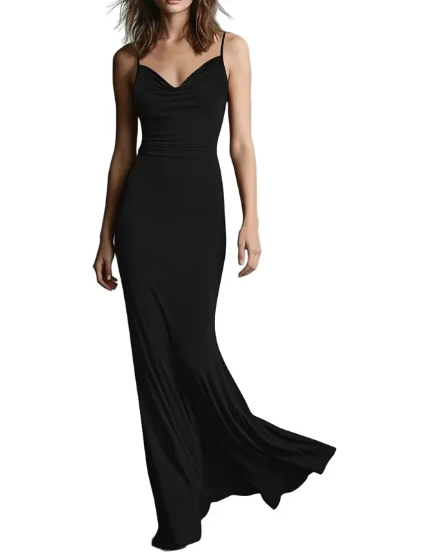 Maxi Dress - Approximately 53.5in From Shoulder To Hem