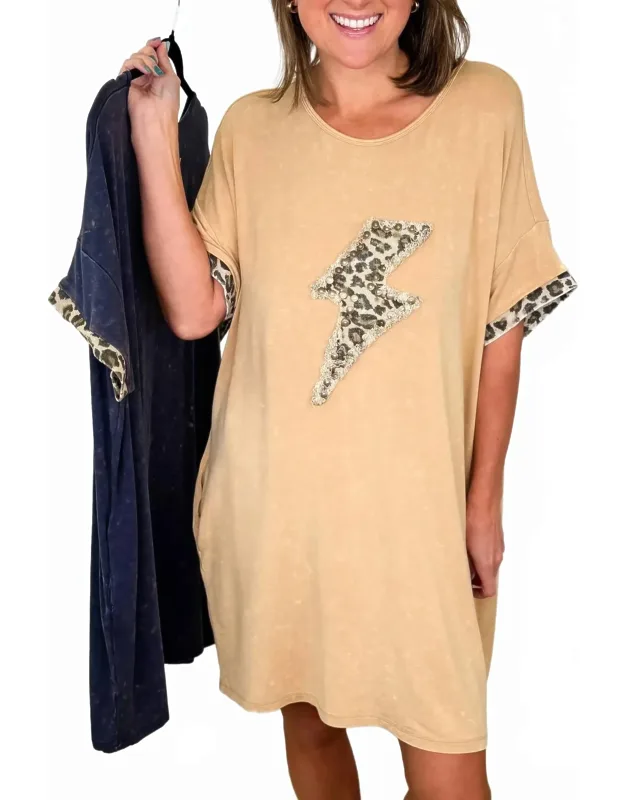 On An Impulse Rayon Blend Mini Dress
