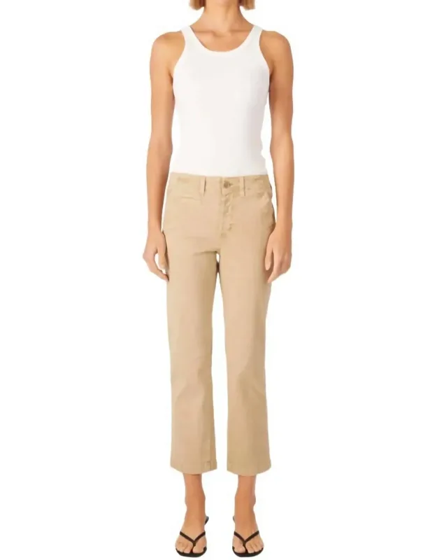 Lillian Crop Chino Pants
