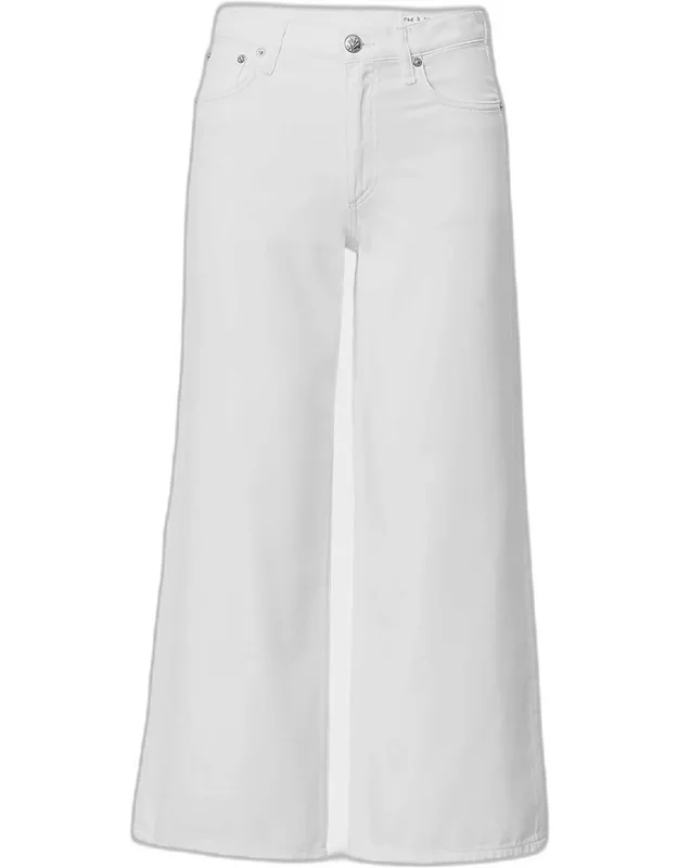 Featherweight Wide-leg Ankle Jeans