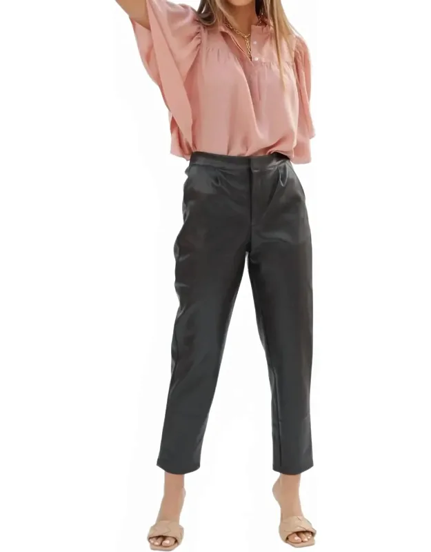 Alejandra Vegan Leather Pants