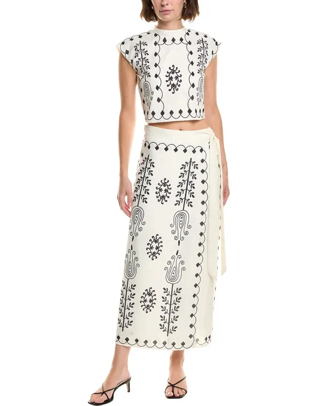 2pc Top & Skirt Set