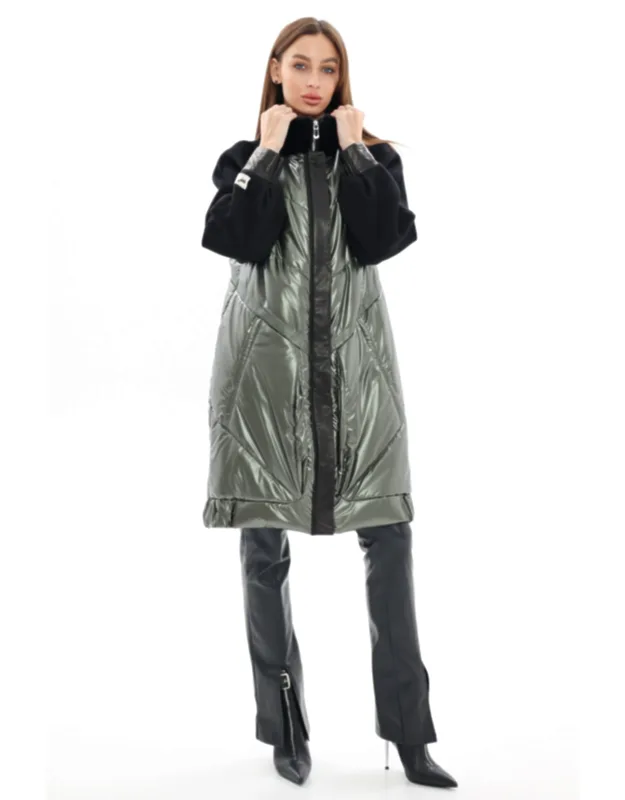 Kopenhagen Fur Mink Italian Cashmere Wool Vogue Coat