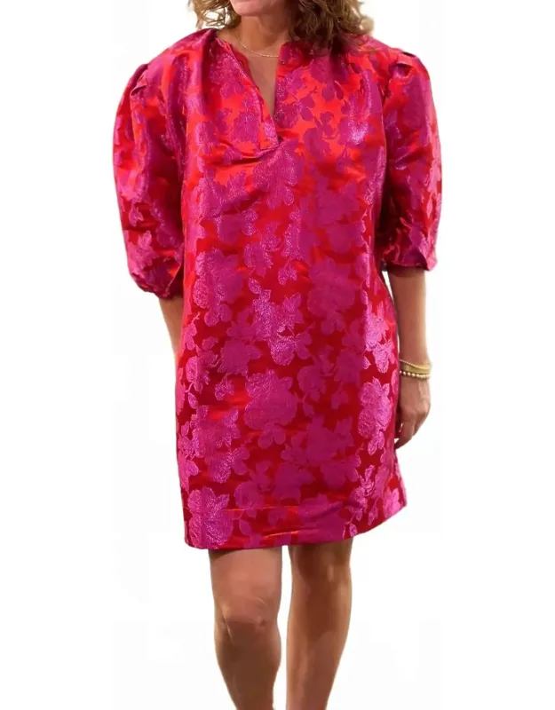 Asher Jacquard Mini Dress
