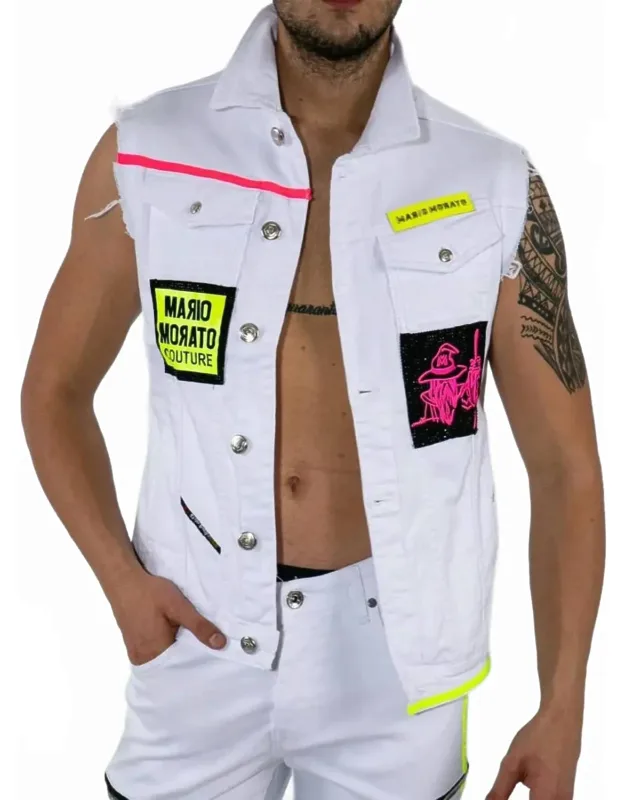 Sleeveless Jean Vests