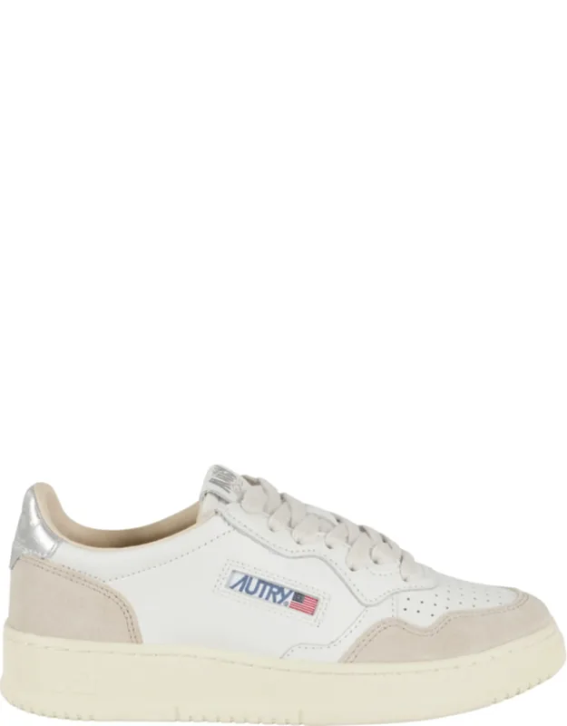 Medalist Low Suede Leather Sneakers