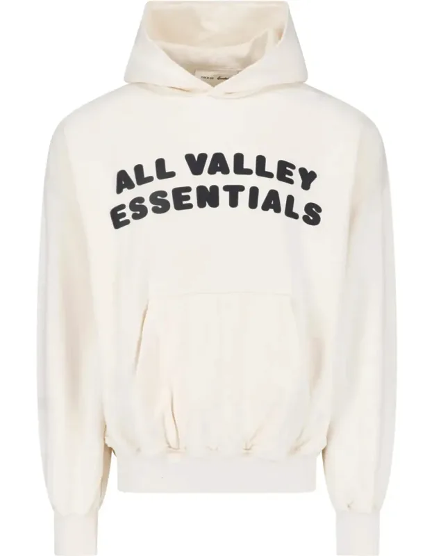 Cotton 90s Contrast Logo Hoodie