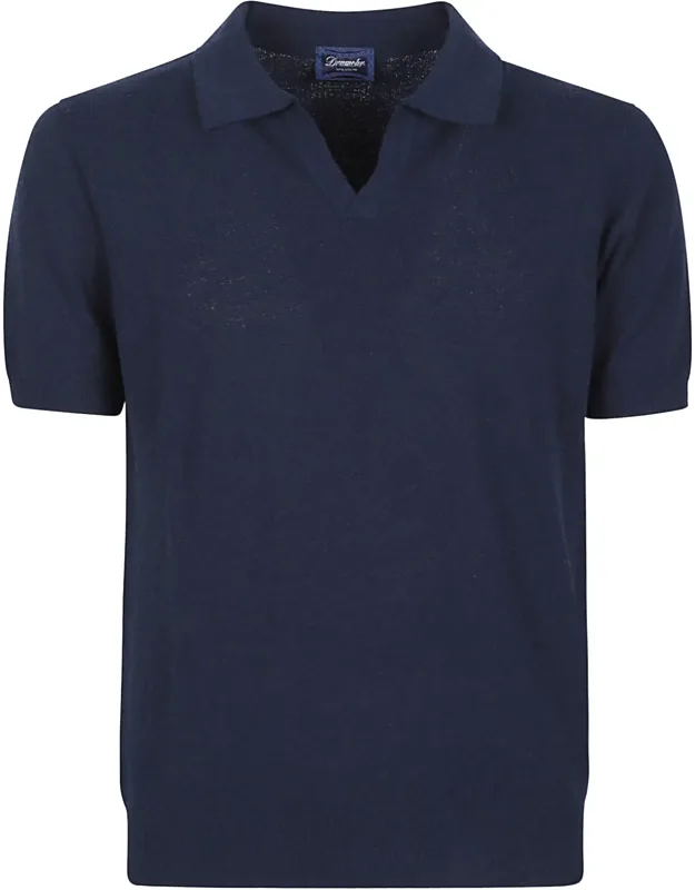 Short Sleeve Cotton-blend Polo Shirt