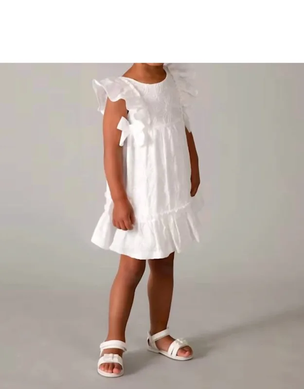 Embroidered Eyelet Dress