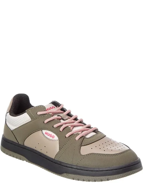 Hadrian Sneaker With Perforated Detailing And Rubber Sole