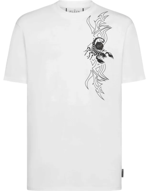 T-shirt Round Neck Ss With Scorpion Logo