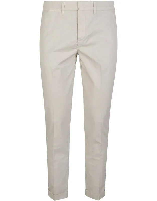Classic Stretch Cotton Cropped Pants