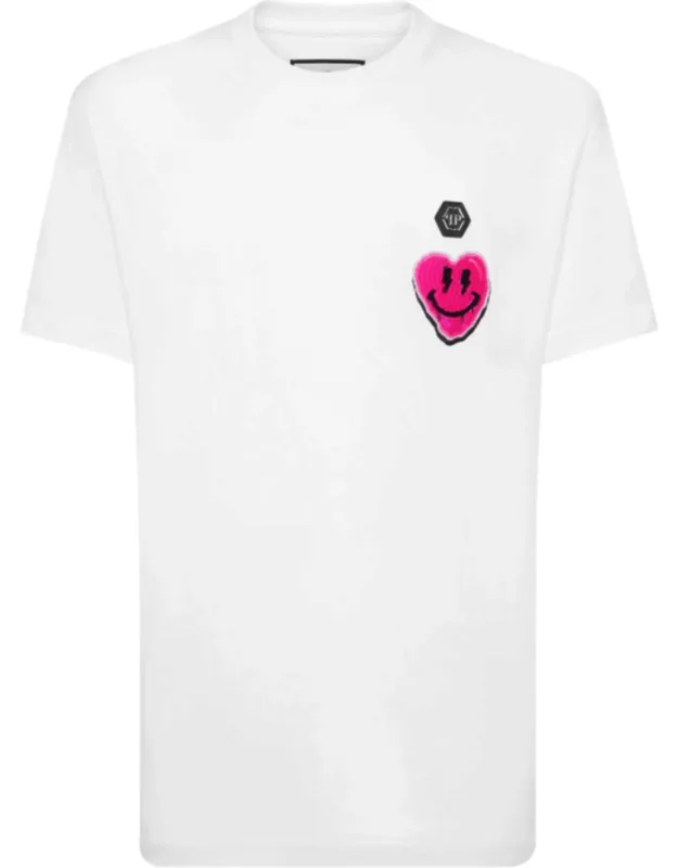 T-shirt With Round Neck And Short Sleeves
