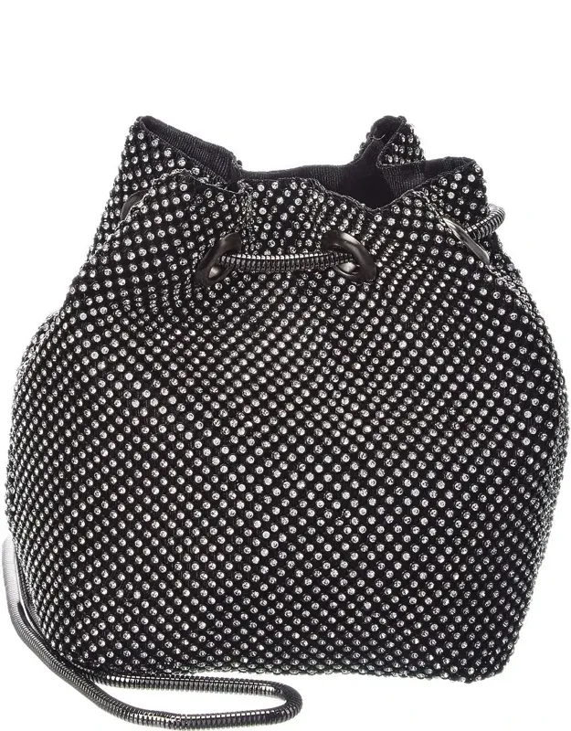 Allover Crystal Bucket Bag