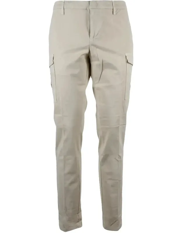 Eddy Slim-fit Cargo Stretch Cotton Trousers