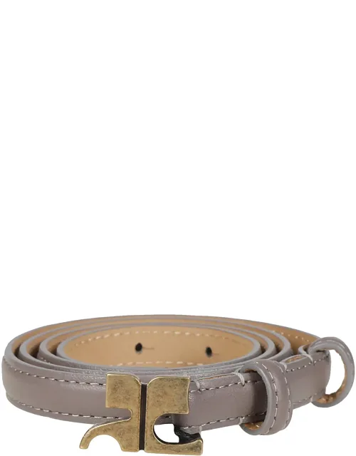 Slim Calf Leather Belt