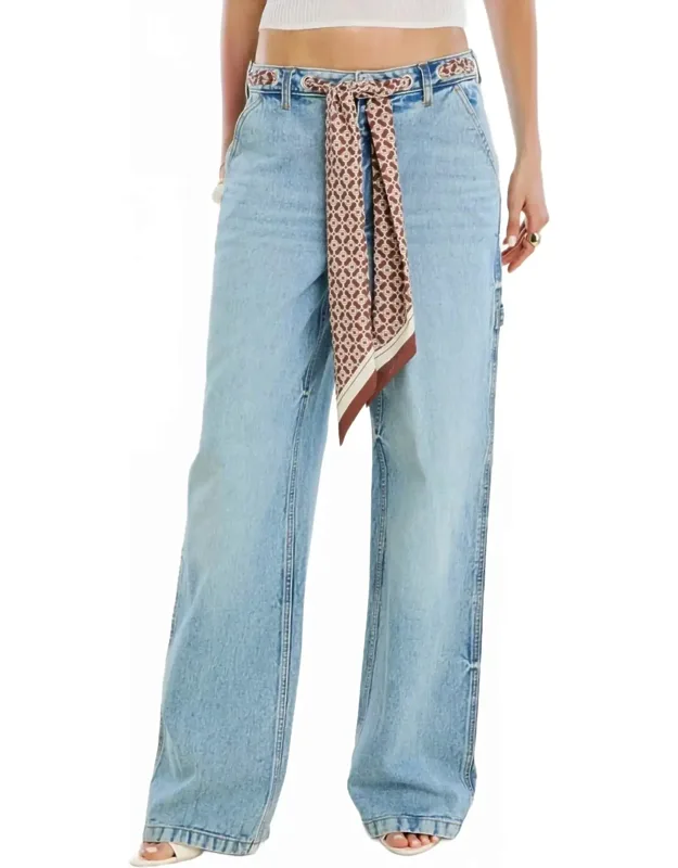 Bond Denim Relaxed Wide Pants
