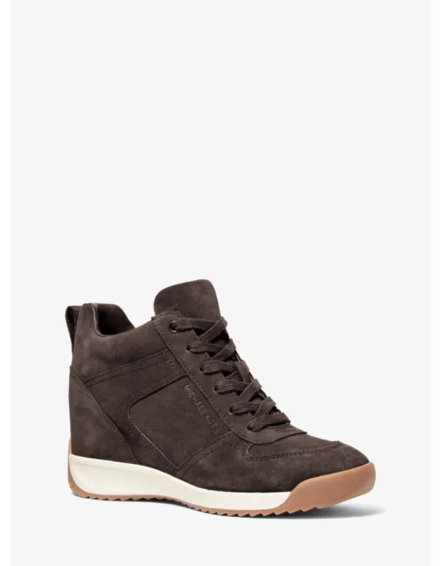 Nikko S2 Suede Wedge Trainers
