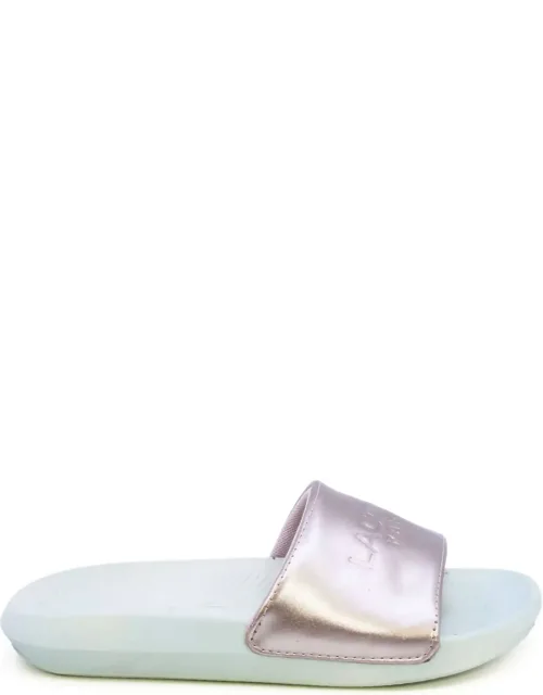 Croco Slide Sandals