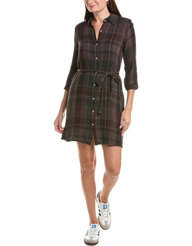 Gauze Shirtdress