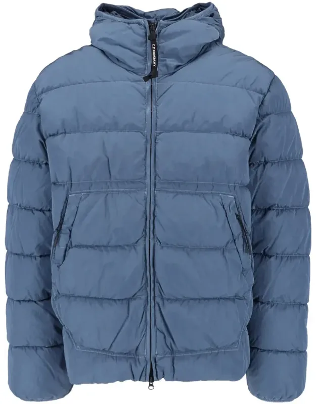 Chrome-r Hooded Down Jacket
