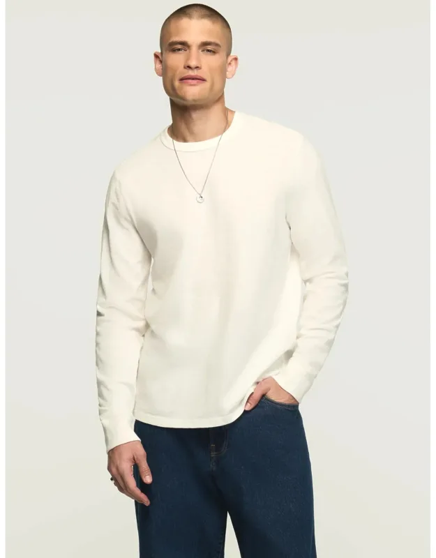 Weekend Jersey Long Sleeve Crew Neck Tee