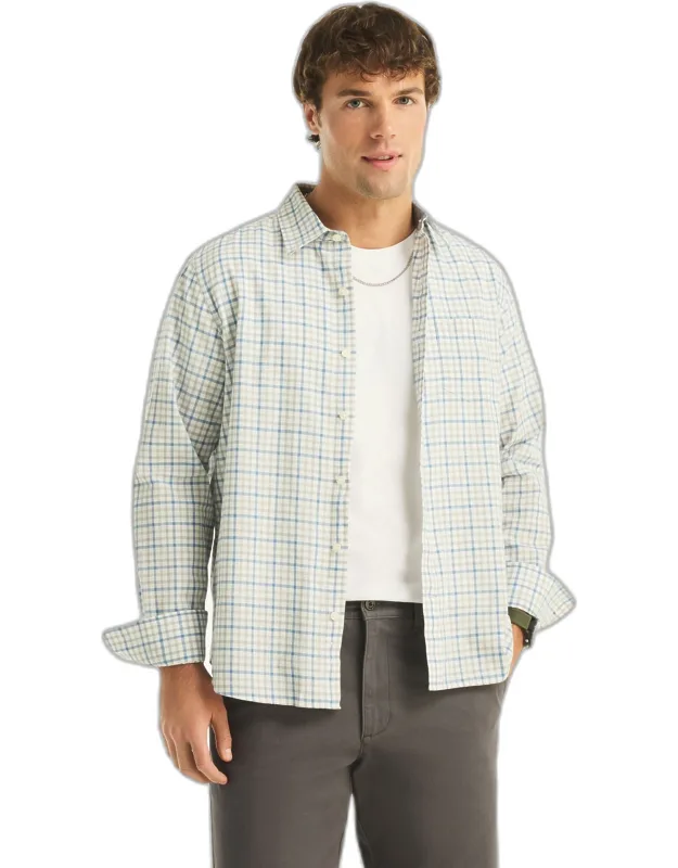 Textured Plaid Shirt