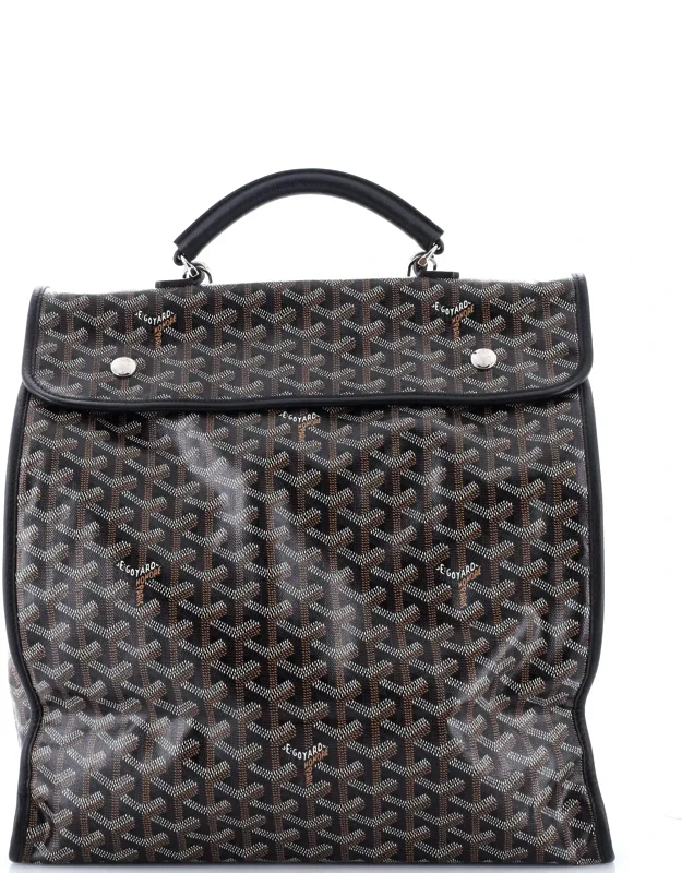 Saint Leger Briefcase Backpack Coated Canvas With Minor Scuffs And Scratches