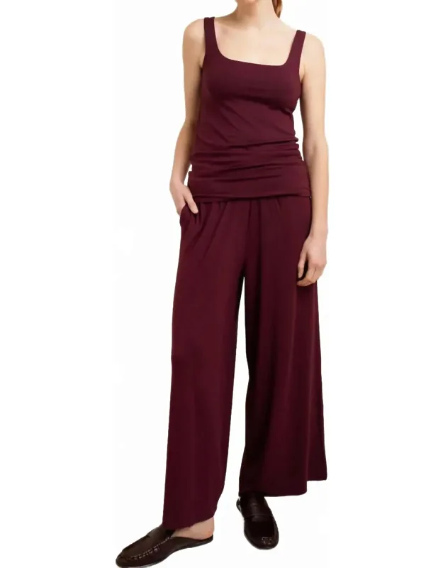 Wide Leg Crop Pants
