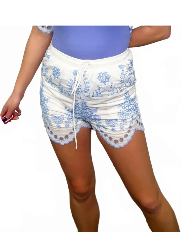 High-rise Cotton Shorts