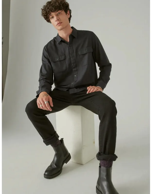 Lived-in Long Sleeve Utility Shirt