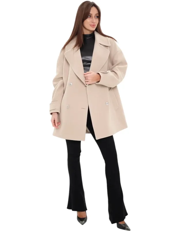 Kyoto Midi Cashmere Wool Blend Coat