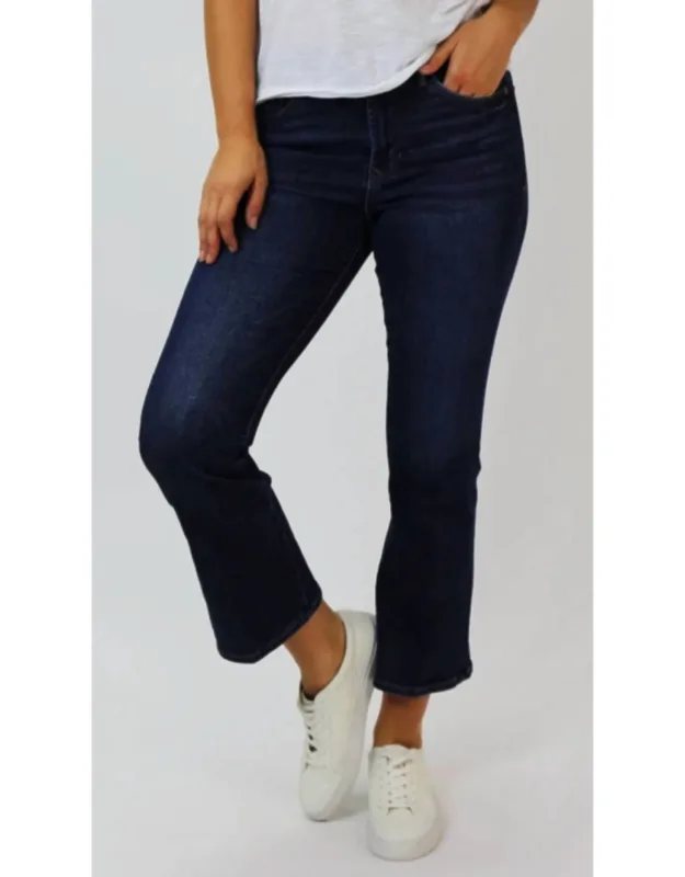 Super High Rise Cropped Flare Jeans