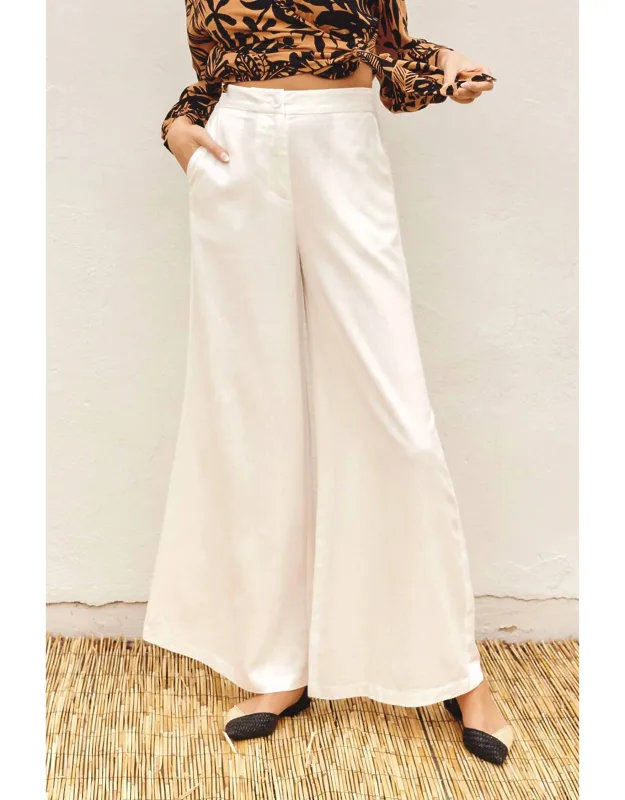 Wide Leg Linen Pants