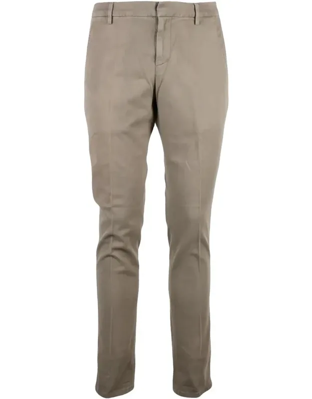 Slim-fit Stretch Cotton Trousers