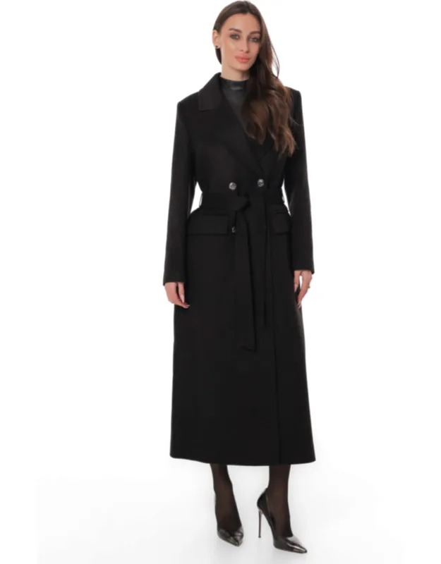 Tailored Cashmere Wool Coat