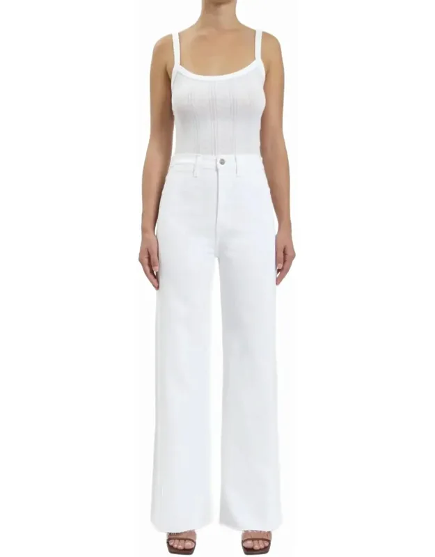 Far Out High Rise Wide Leg Jeans