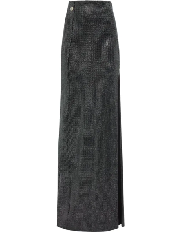 Long Skirt With Crystals