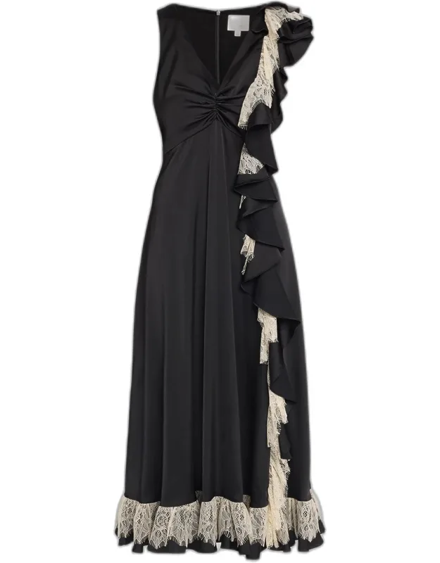 Satin Midi Dress