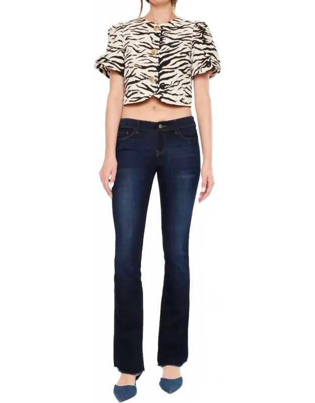 Low Rise Bootcut Jeans