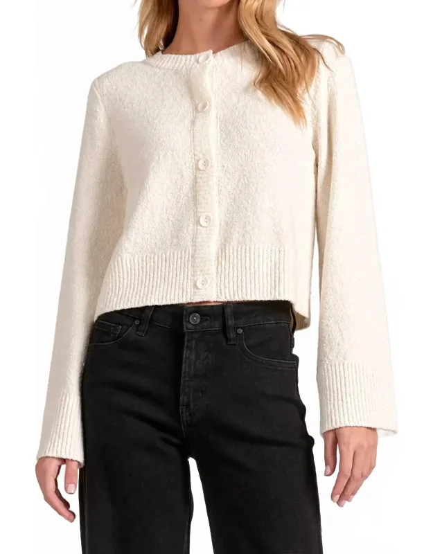 Bell Sleeve Sweater Cardigan