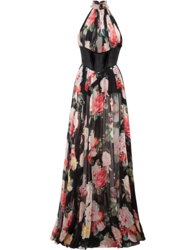 Long Dress With Flowers