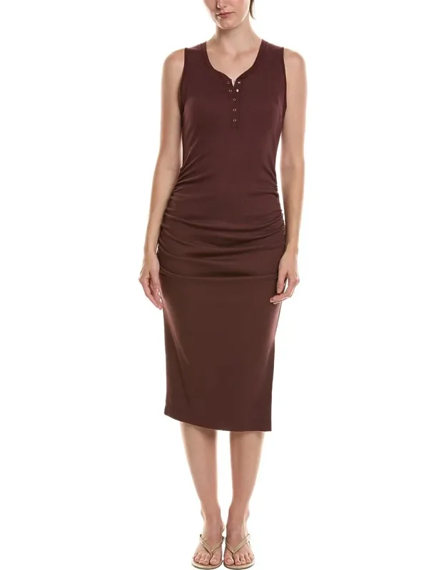 Samira Tank Henley Midi Dress