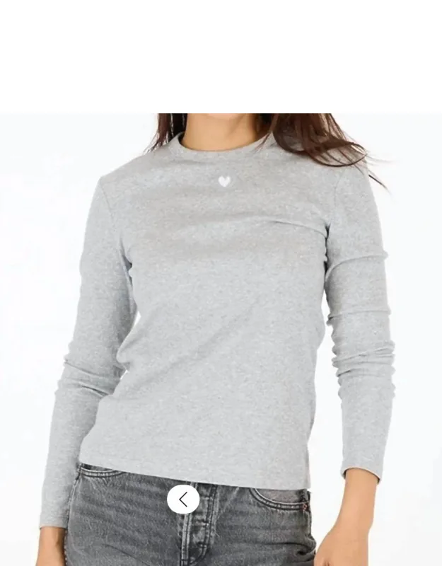 Long Sleeve Rib Tee
