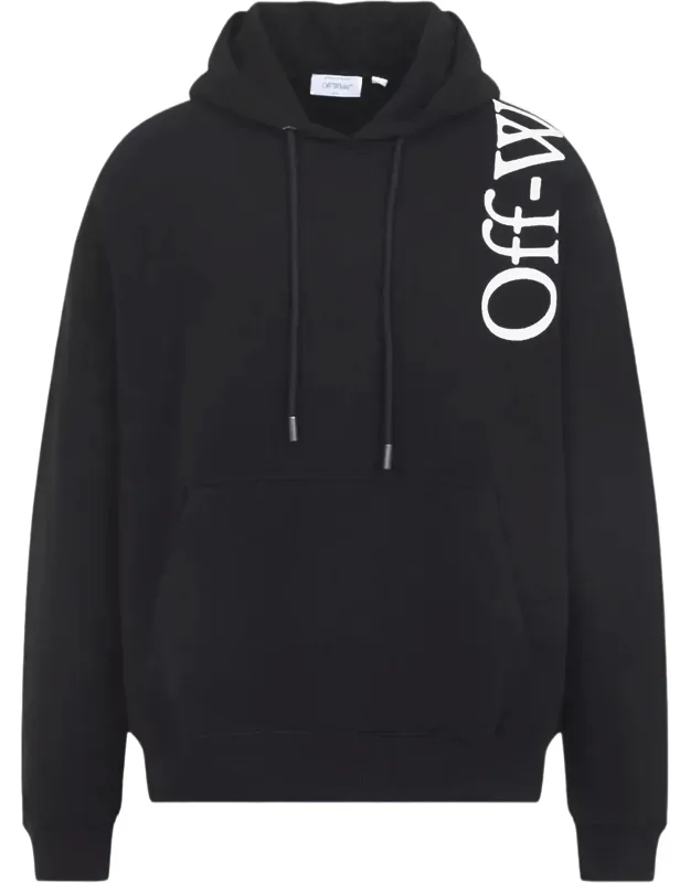 Logo Drawstring Cotton Hoodie