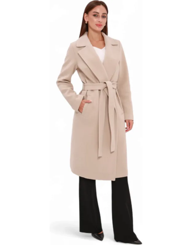 Cashmere Wool Blend Overcoat