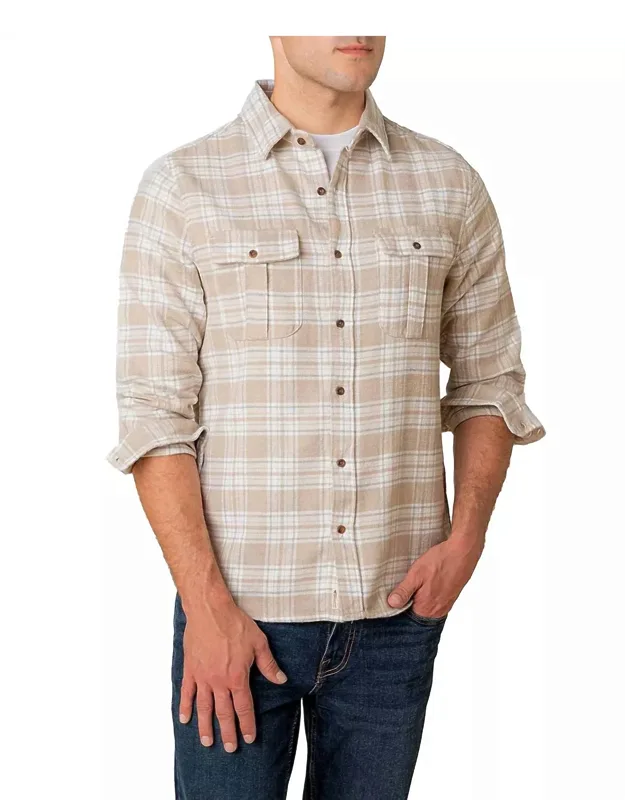 Organic Flannel Double Pocket Shirt