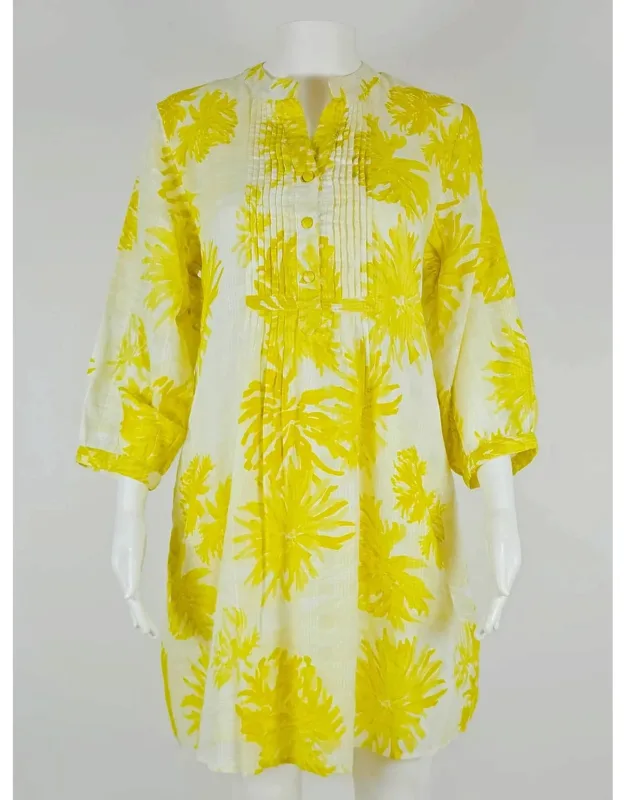 Burst Floral Vineyard Mini Dress