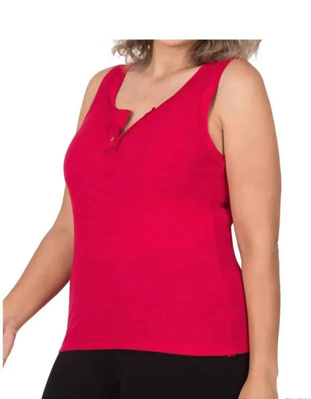 Ribbed Fitted Tank Top