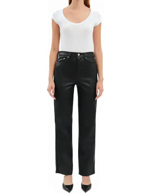 Sundaze High Rise Vintage Straight Jeans With Comfortable Stretch And Recycled Polyester